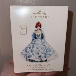 2012 Hallmark Provencale Barbie Doll Keepsake Ornament Red Hair BRAND NEW IN BOX